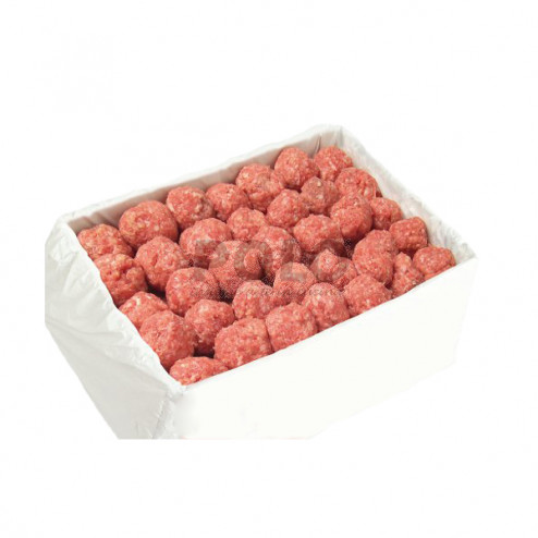 DARE SERVIZI, BOVINO POLPETTE GR.30 GELO NO GLUTINE CARTONE DA 4.5 KG POLO, Carni